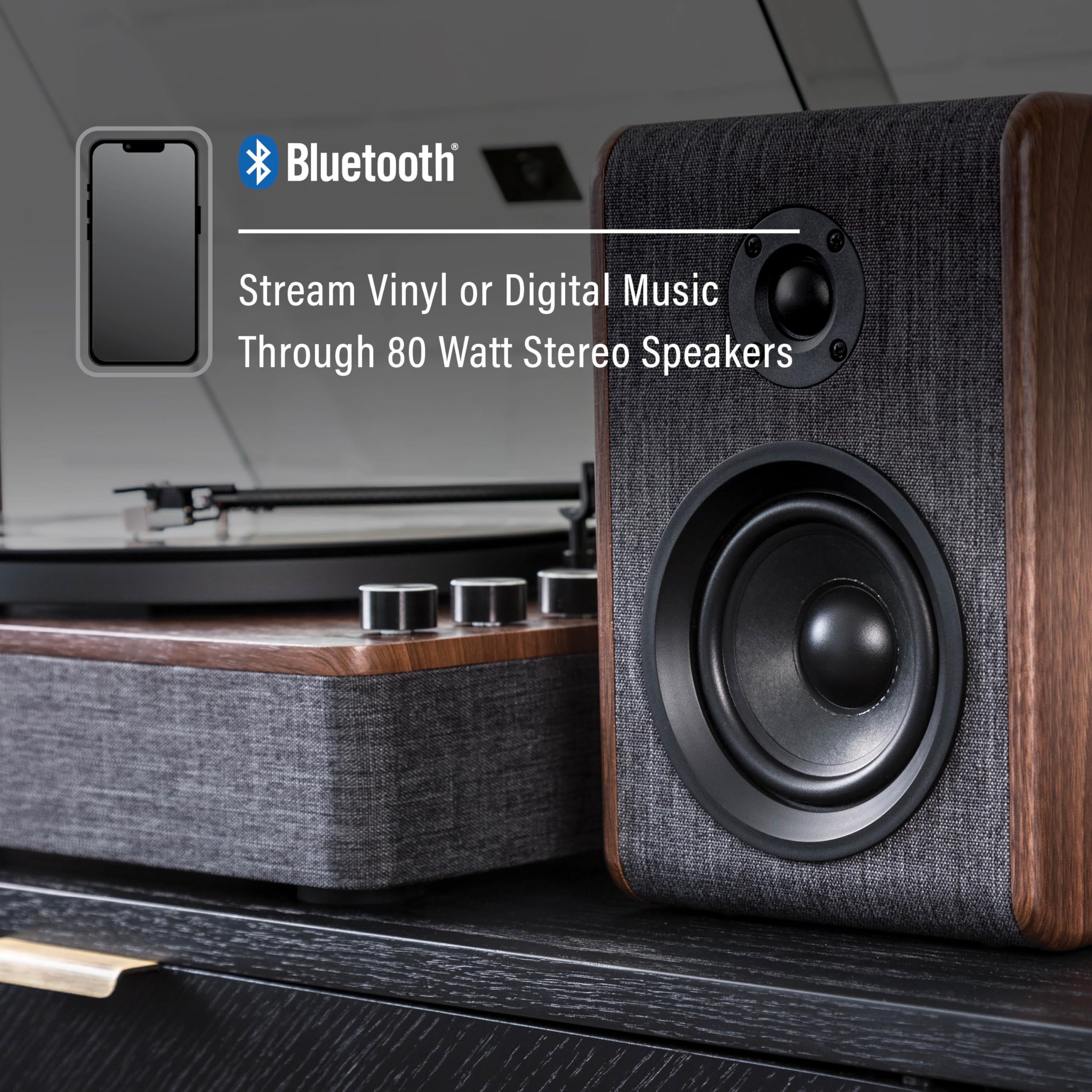 Foto 6 pulgar | Tocadiscos Crosley Cr7501a-cl Nocturne Bluetooth - Venta Internacional.