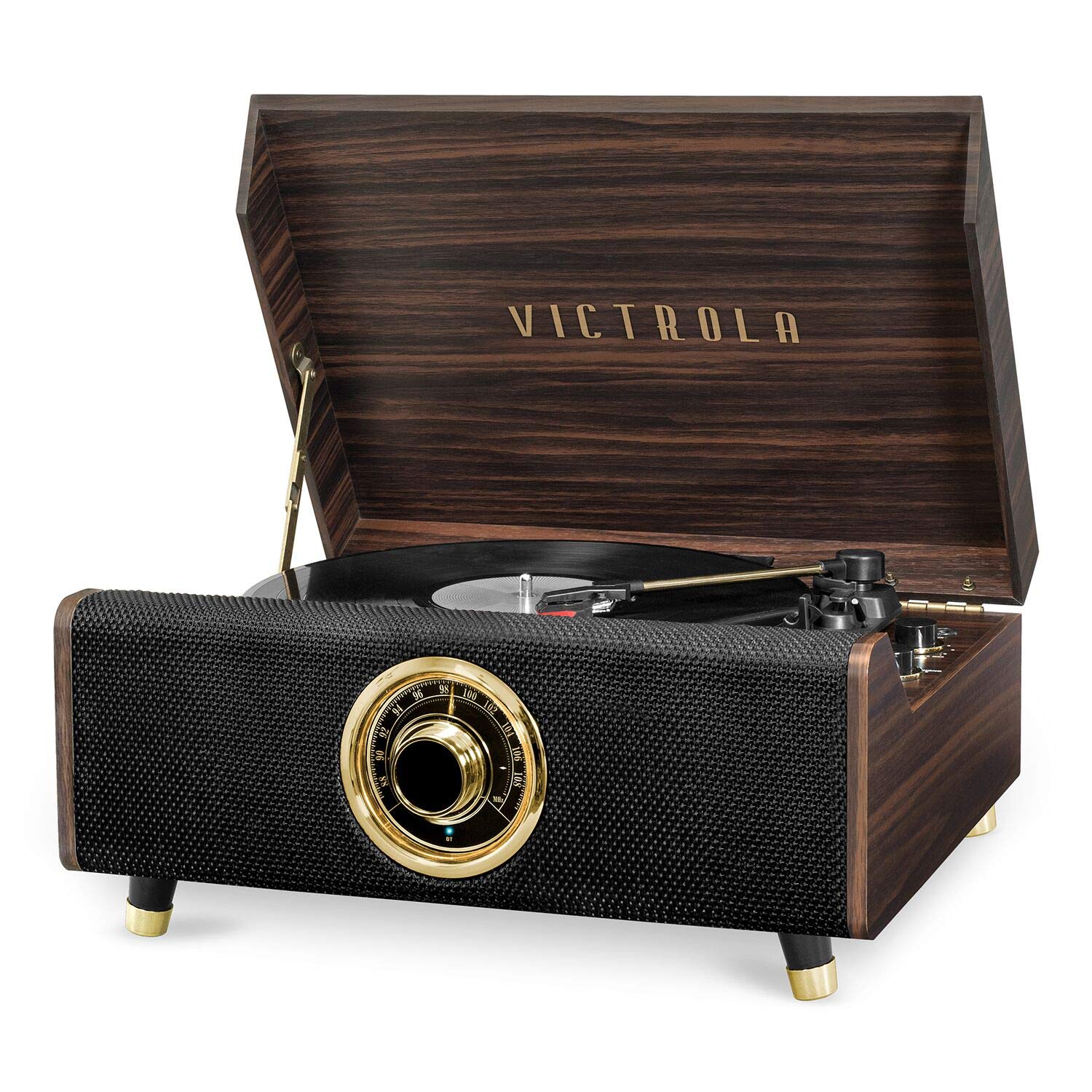 Foto 2 pulgar | Tocadiscos Bluetooth Victrola Highland 4 En 1 Espresso - Venta Internacional.