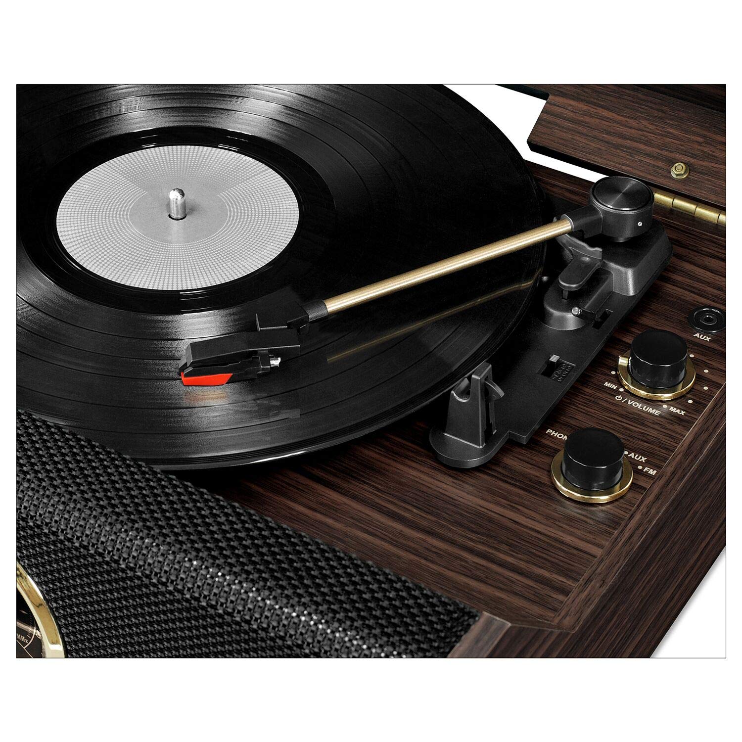 Foto 4 pulgar | Tocadiscos Bluetooth Victrola Highland 4 En 1 Espresso - Venta Internacional.