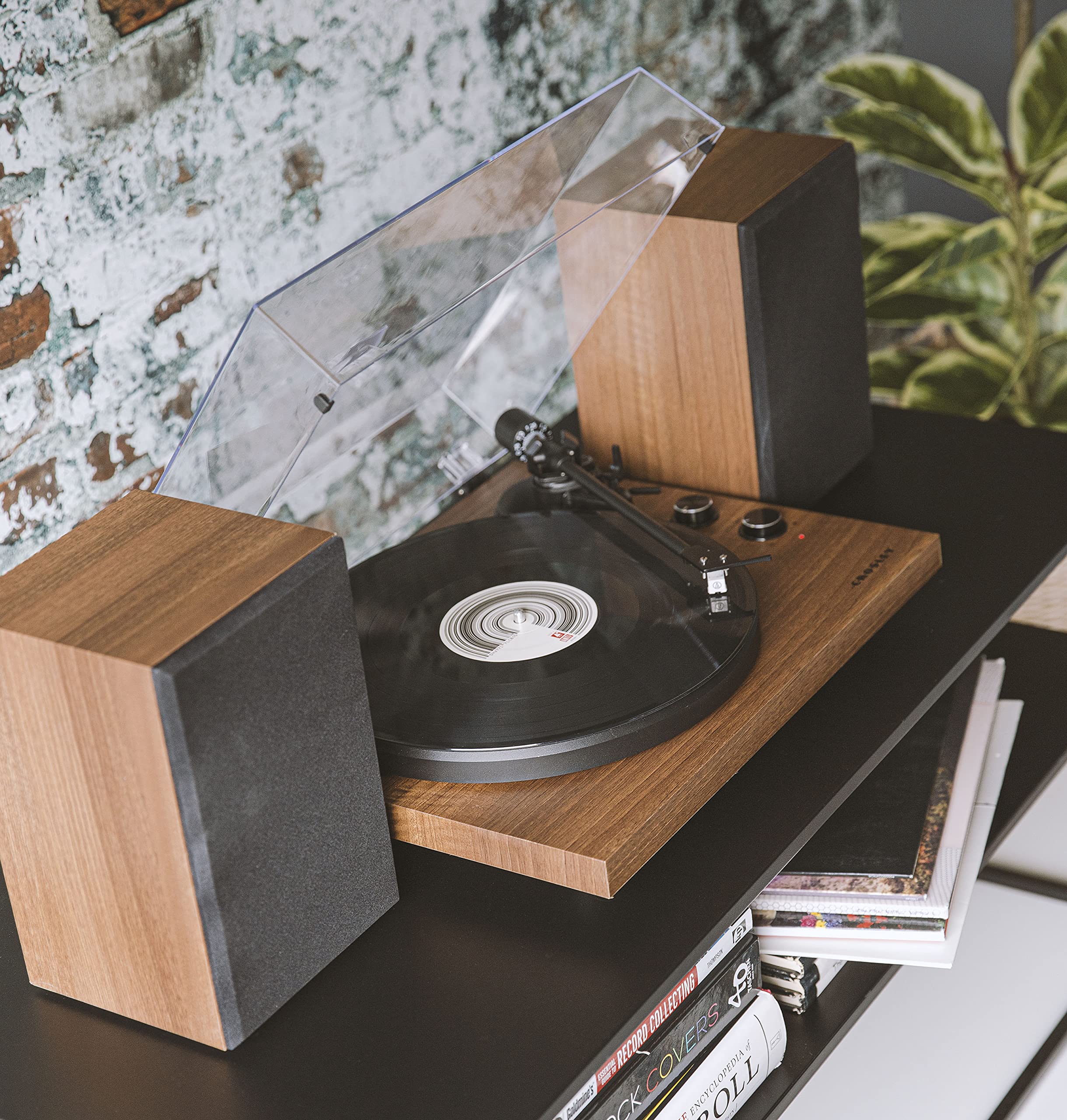 Foto 7 pulgar | Tocadiscos Crosley C62c Con Sistema Hifi, Tocadiscos, Color Nogal - Venta Internacional.