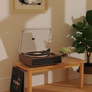 Foto 7 | Tocadiscos 1byone De Alta Fidelidad Con Transmisión Por Correa Y Altavoces Bluetooth - Venta Internacional.