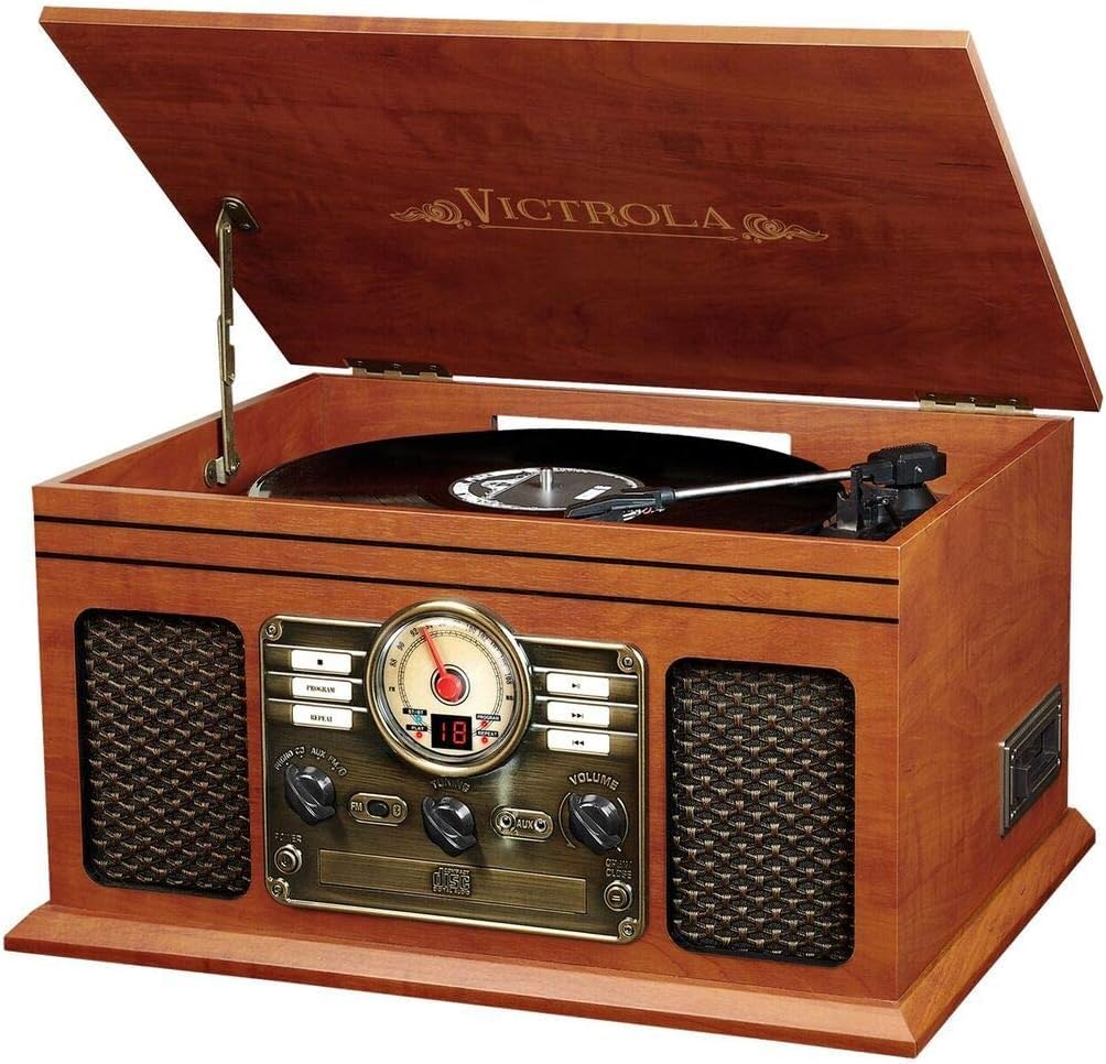 Foto 2 pulgar | Tocadiscos Victrola Nostalgic 6 En 1 Bluetooth Caoba - Venta Internacional.