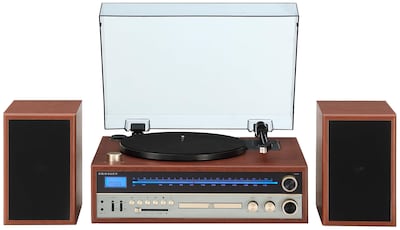 Foto 1 | Tocadiscos Crosley 1975t Con Bluetooth, Cd, Am/fm Walnut - Venta Internacional.