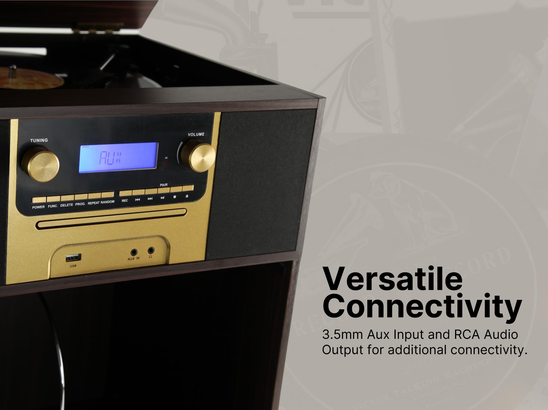 Foto 6 | Music Center Victor Vwrp-4500 Boyleston 7 En 1 Con Bluetooth - Venta Internacional.