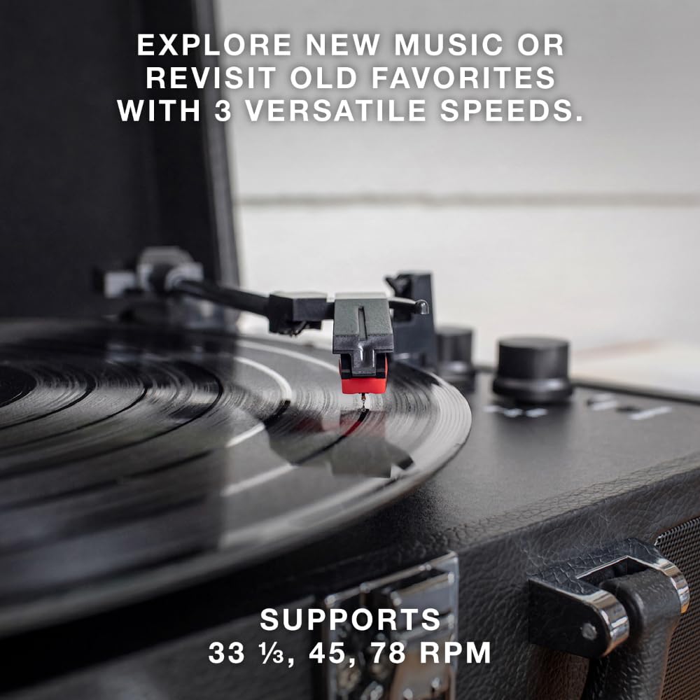 Foto 4 pulgar | Tocadiscos Victrola Journey Con Mapa Retro Portátil Bluetooth - Venta Internacional.