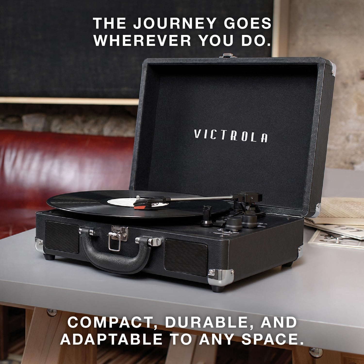 Foto 8 pulgar | Maleta Portátil Con Bluetooth Para Tocadiscos Victrola Journey - Venta Internacional.