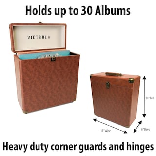 Foto 3 | Estuche De Almacenamiento De Discos Victrola Collector Con Capacidad Para Más De 30 Vinilos - Venta Internacional.