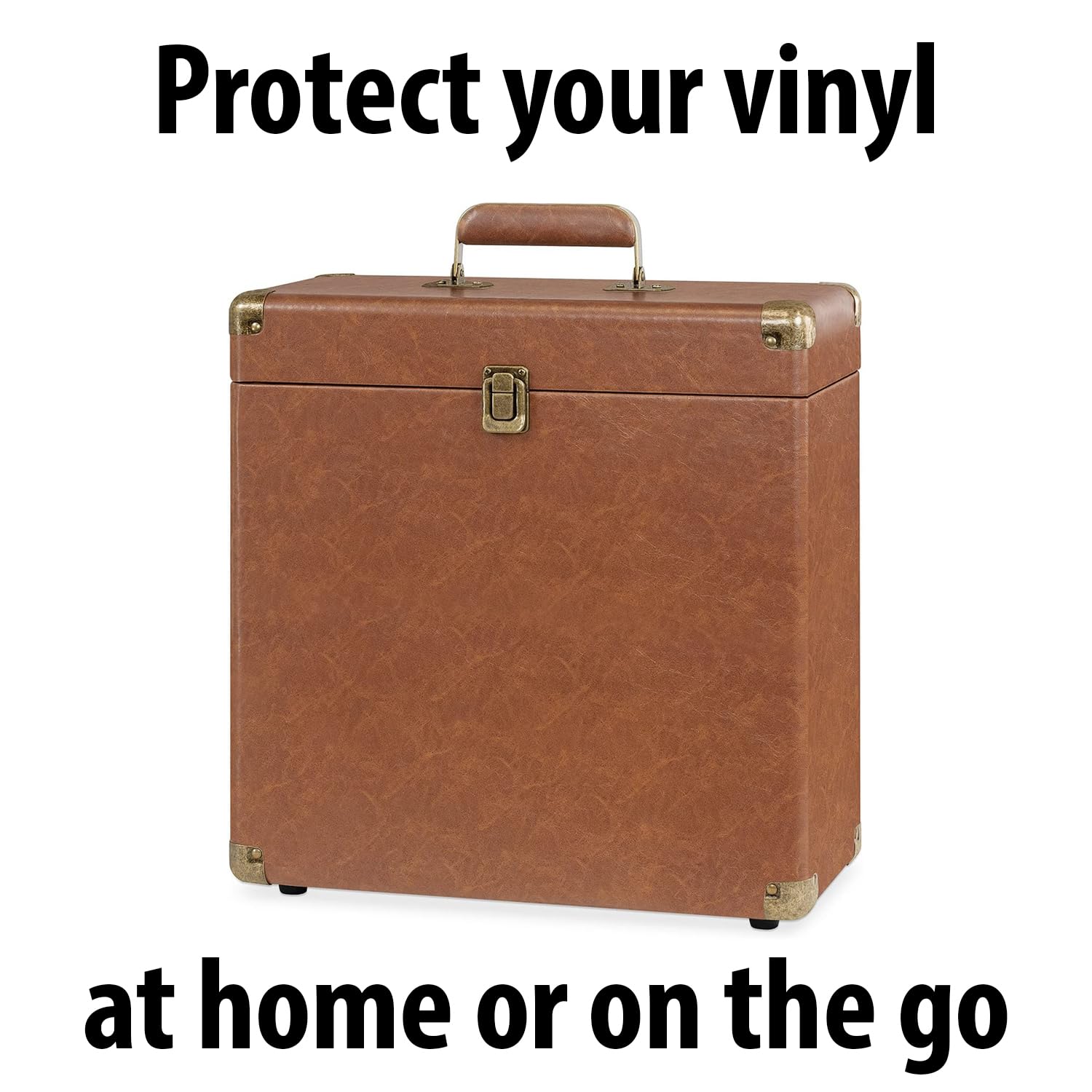 Foto 5 pulgar | Estuche De Almacenamiento De Discos Victrola Collector Con Capacidad Para Más De 30 Vinilos - Venta Internacional.