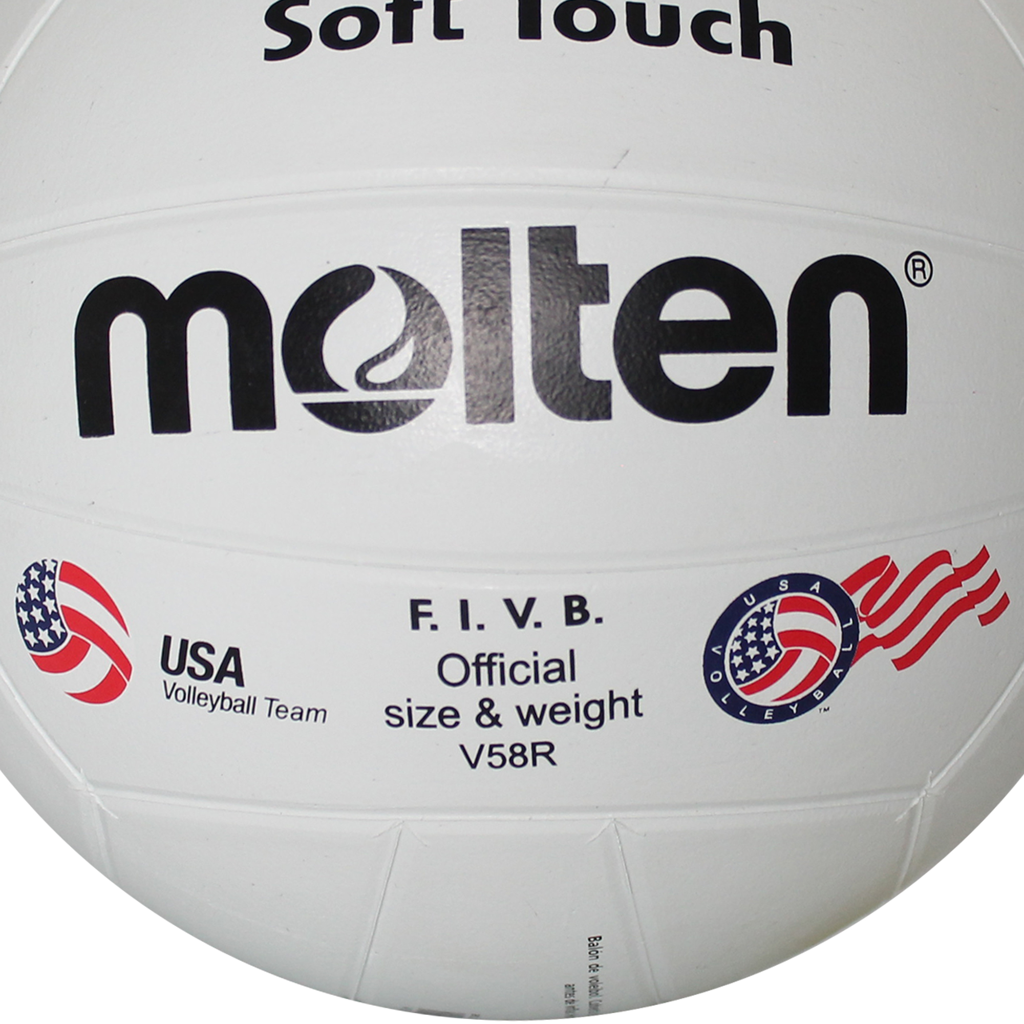 Foto 5 | Balón de Voleibol Molten V58r #5 color Blanco