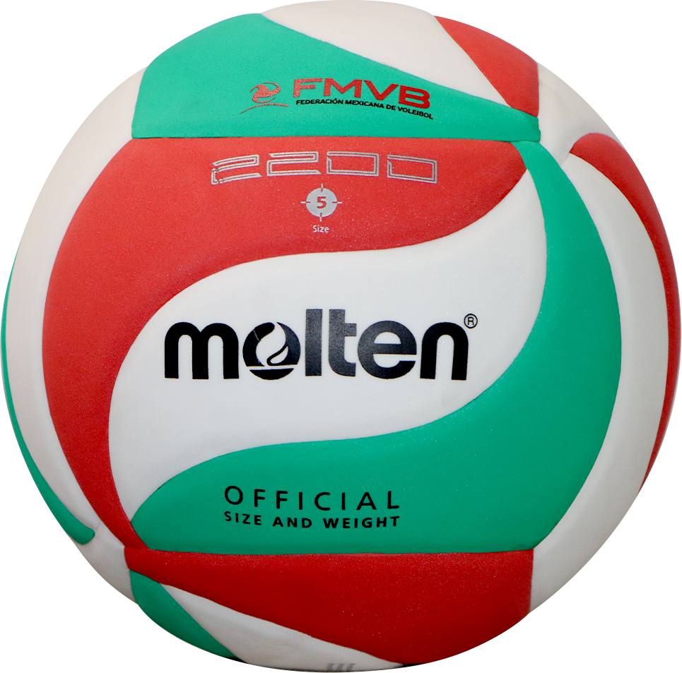 Foto 1 | Balón de Vóleibol Molten V5m2200 Soft Tricolor No.5