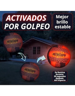 Foto 2 | Balón de Voleibol Nightmatch Con Luz Led Premium 5 con bomba
