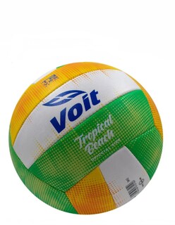 Foto 4 | Balon De Voleibol #5 Voit Tropical Beach Color Verde + Termo Güish De Regalo