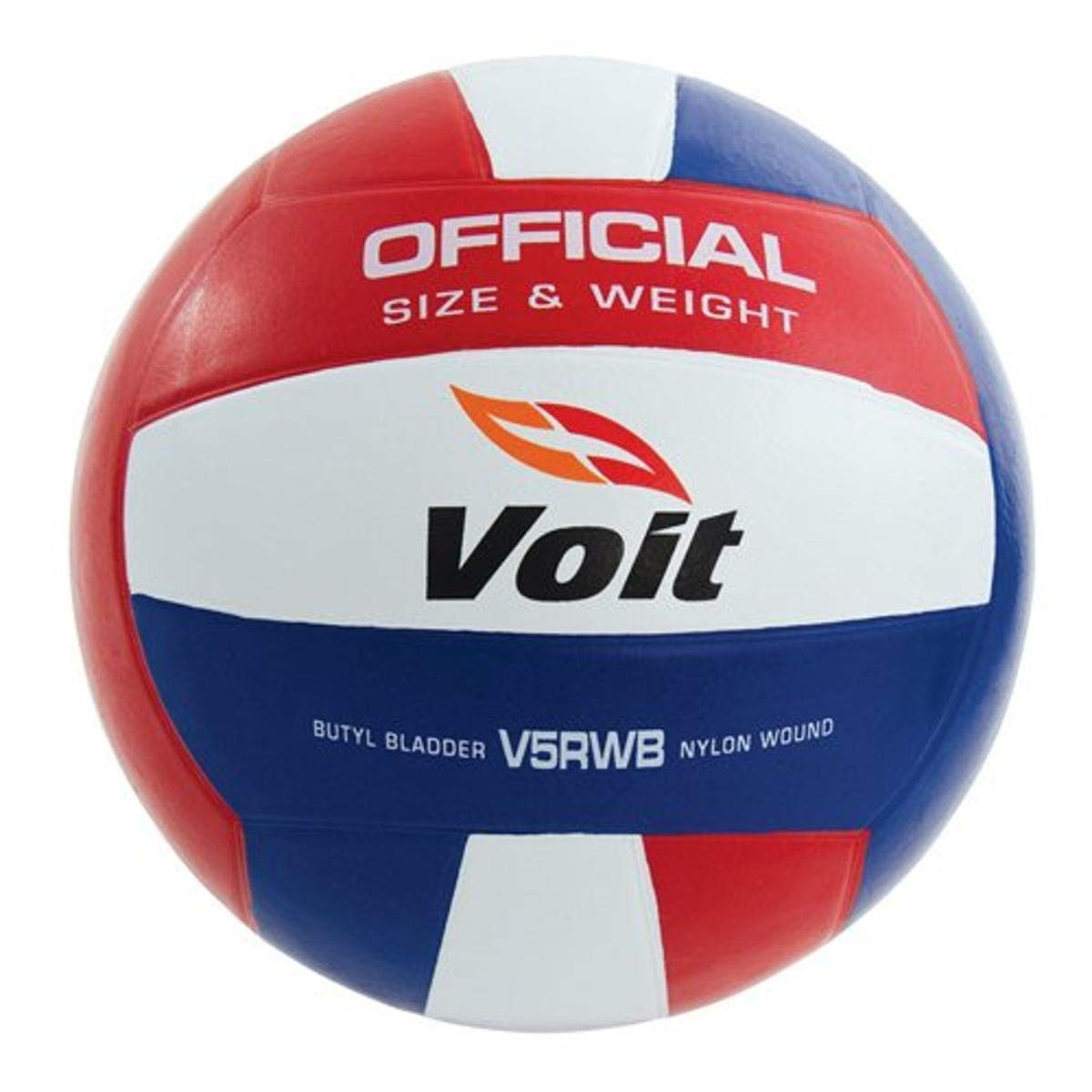 Foto 2 pulgar | Volleyball Voit V5rwb Rubber, Tamaño Y Peso Oficiales - Venta Internacional.