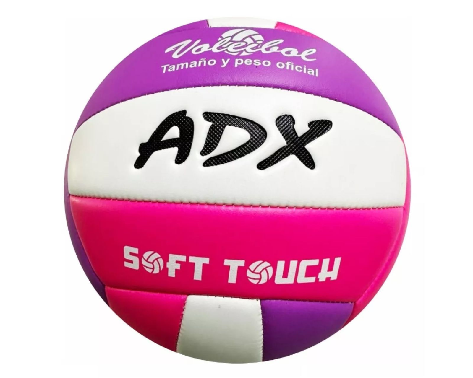 Foto 3 pulgar | Balón Voleibol Adx Playa Cosido A Maquina Rosa+ Bomba De Aire