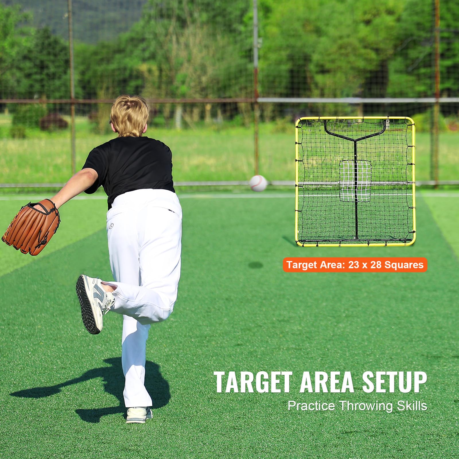 Foto 5 pulgar | Red Rebounder De Béisbol Y Sóftbol Vevor Pitchback 1,2x1,4 M - Venta Internacional.