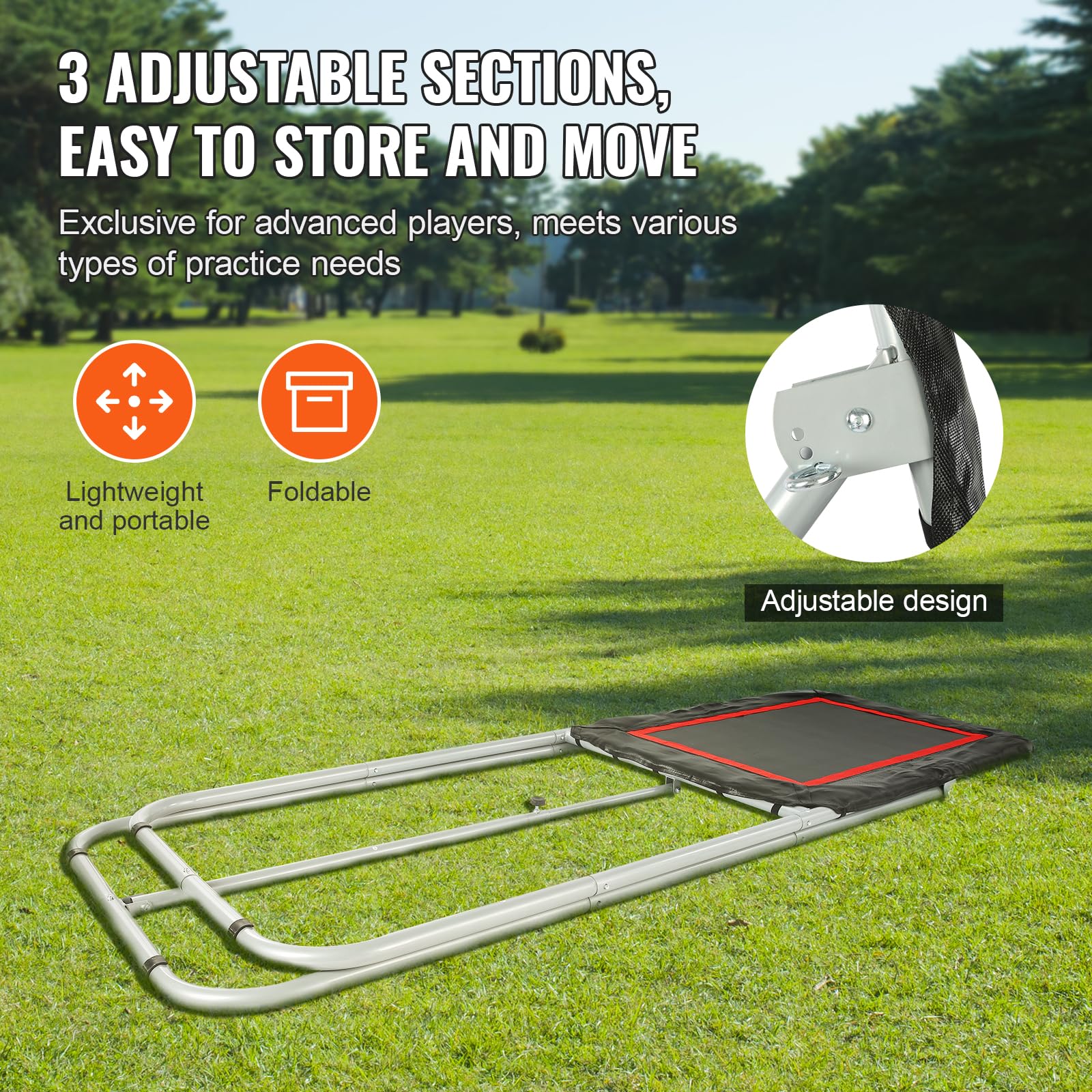 Foto 5 pulgar | Bota De Voleibol Plegable Lacrosse Rebounder Vevor De 3 X 4 Pies - Venta Internacional.