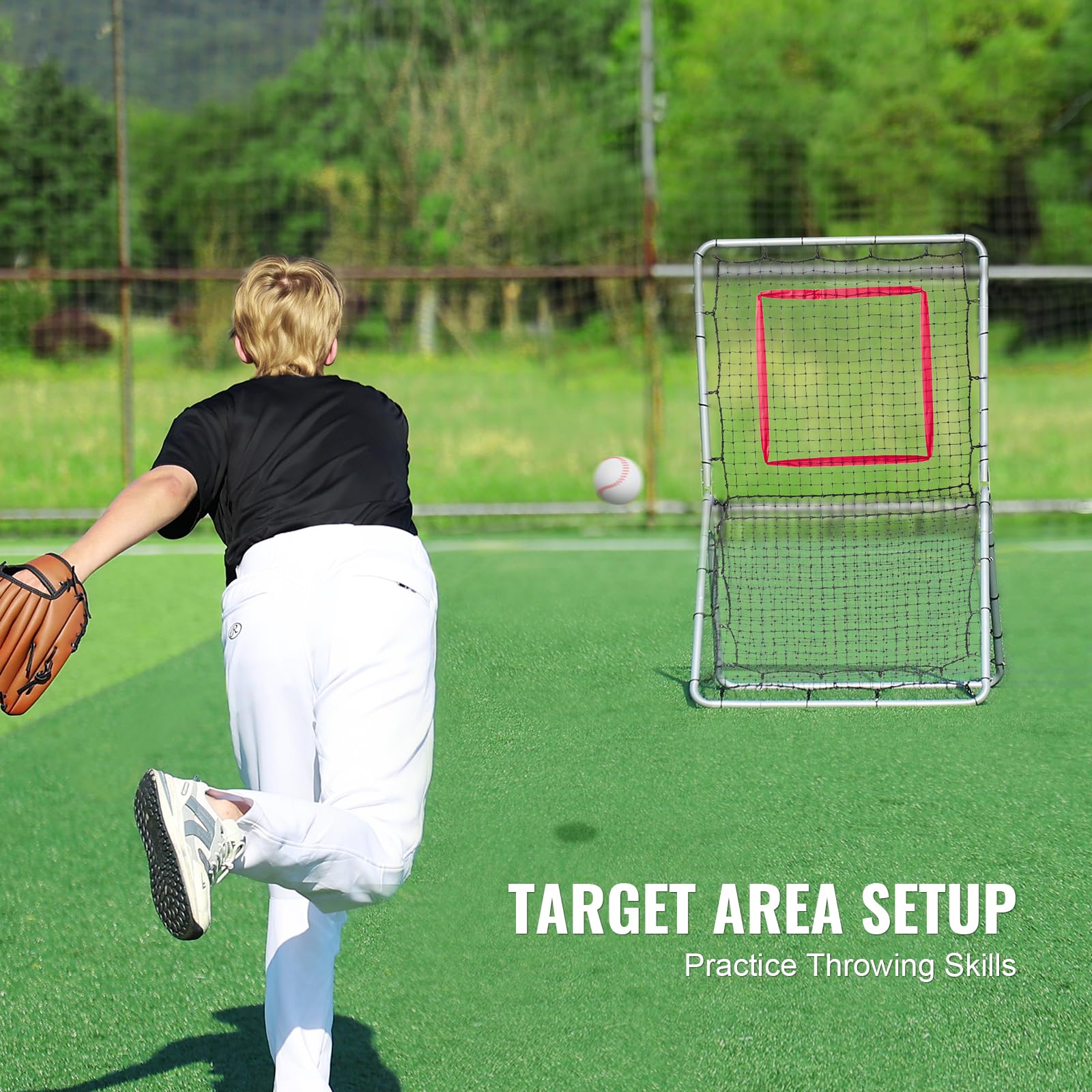 Foto 4 | Rebounder Net Vevor Béisbol/softbol 1,1 X 1,8 M Con 5 Ángulos - Venta Internacional.