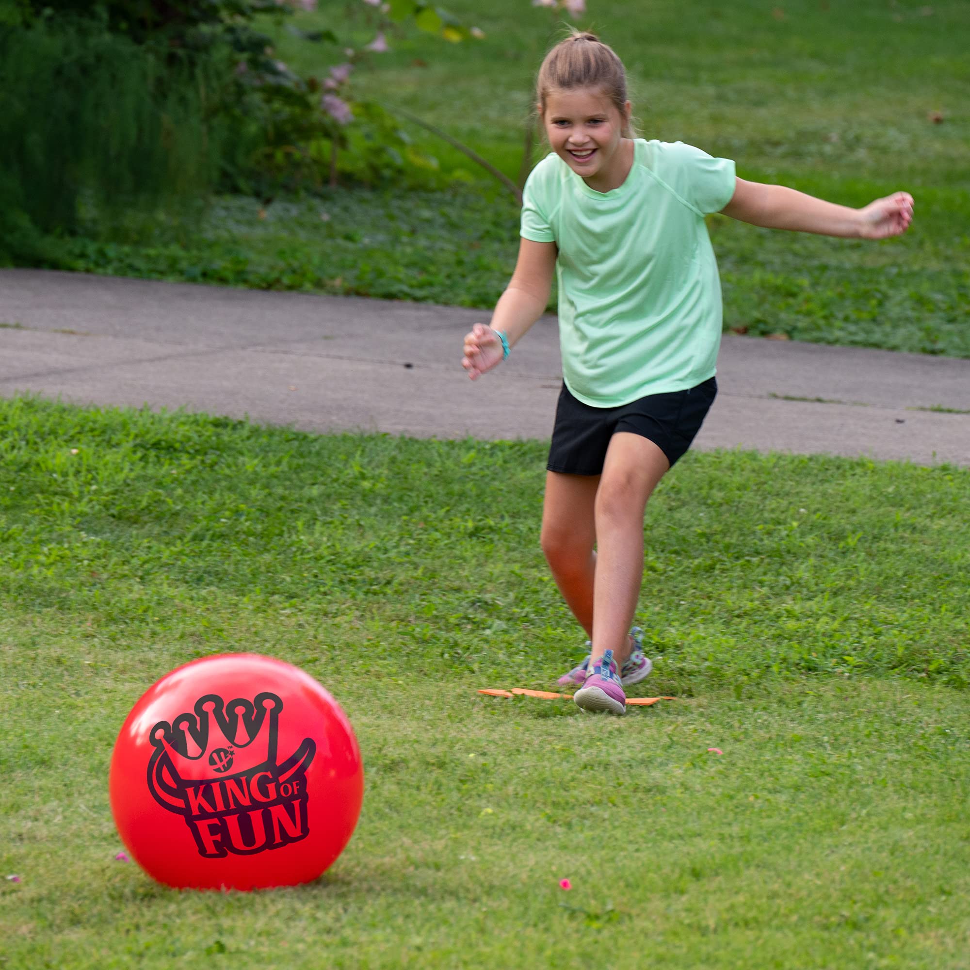 Foto 2 | Set De Kickball Hedstrom King Of Fun Jumbo Oversized Red - Venta Internacional.