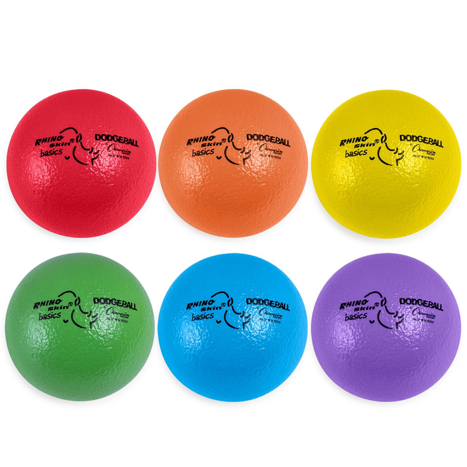 Foto 2 pulgar | Set De Dodgeball Champion Sports Rhino Skin Basic, 6 Pelotas - Venta Internacional.
