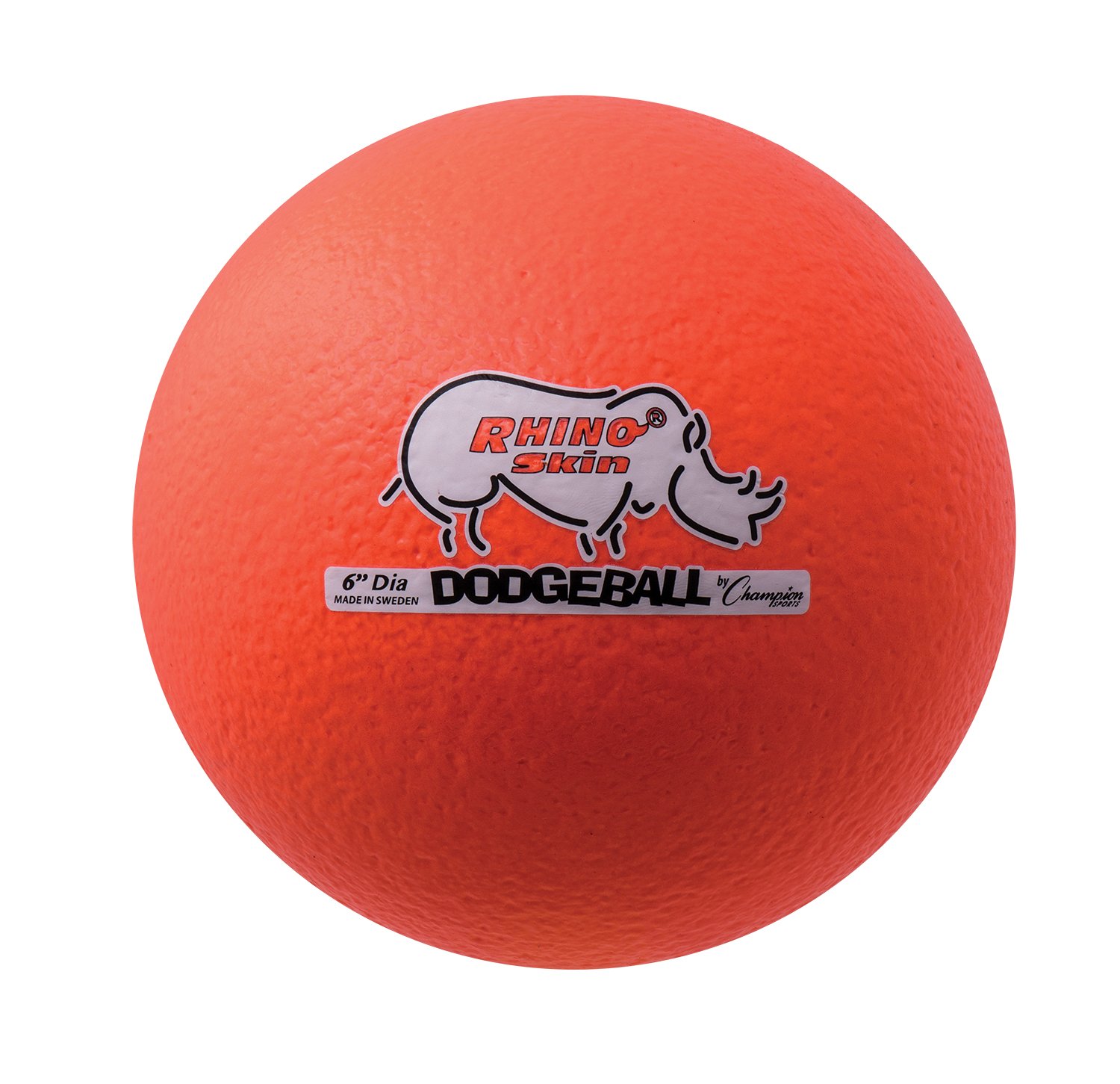 Foto 2 pulgar | Piel De Rinoceronte Dodgeball Champion Sports, Naranja Neón, Talla 6 - Venta Internacional.