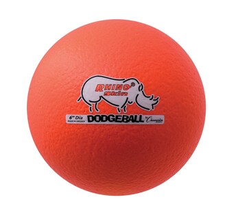 Foto 1 | Piel De Rinoceronte Dodgeball Champion Sports, Naranja Neón, Talla 6 - Venta Internacional.