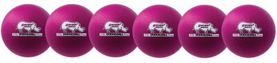 Foto 1 | Set De 6 Pieles De Rinoceronte Dodgeball Champion Sports, Color Morado Neón - Venta Internacional.