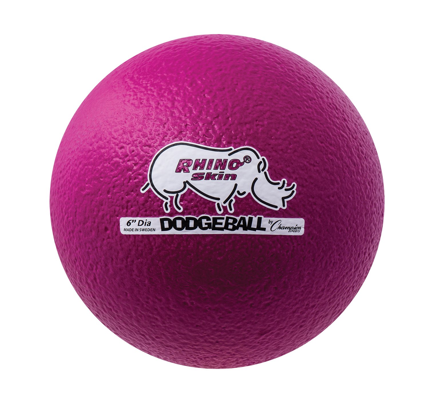 Foto 3 pulgar | Set De 6 Pieles De Rinoceronte Dodgeball Champion Sports, Color Morado Neón - Venta Internacional.
