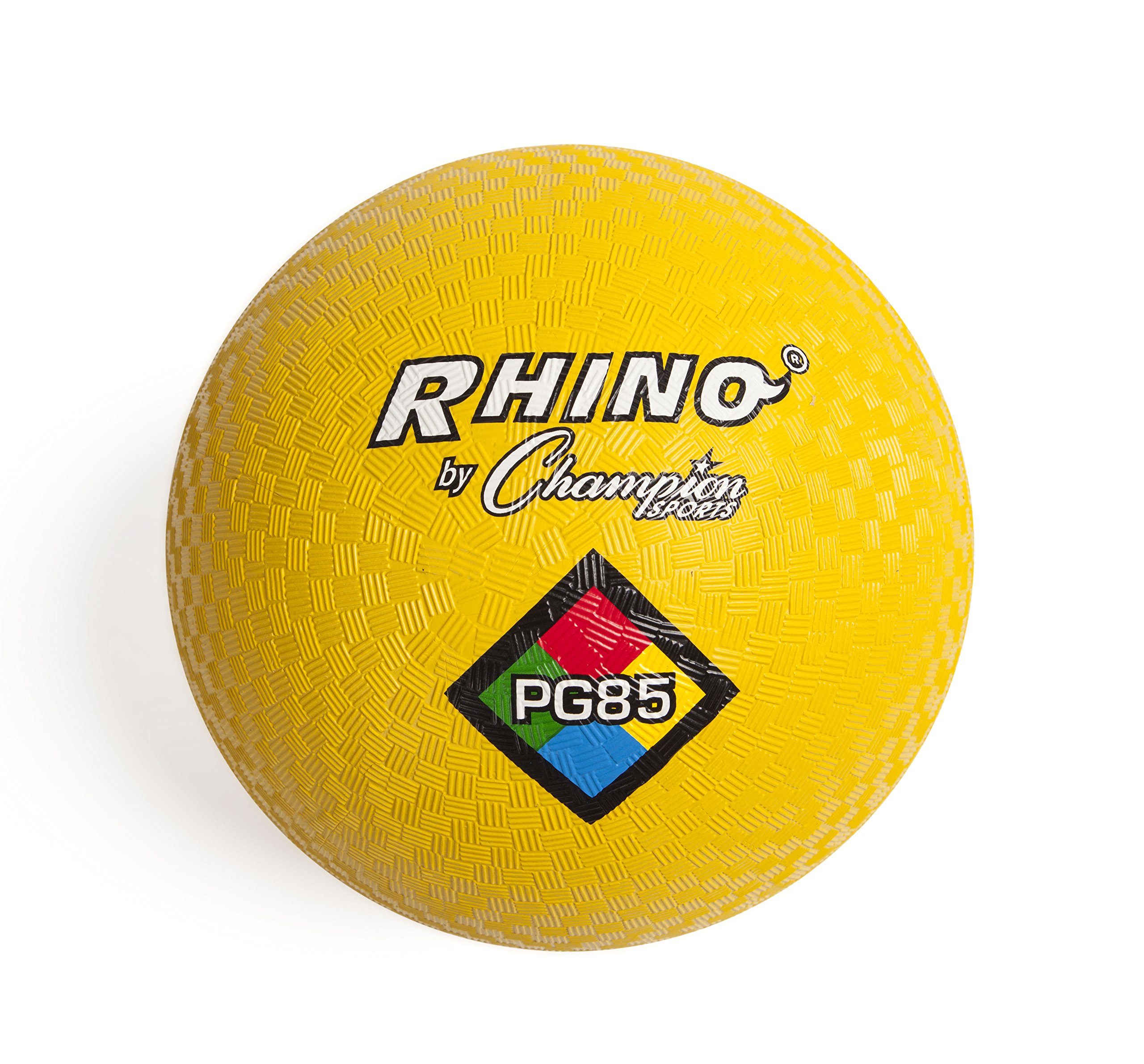 Foto 2 pulgar | Pelota Playground Champion Sports Rhino 8,5 Cm, Color Amarillo - Venta Internacional.