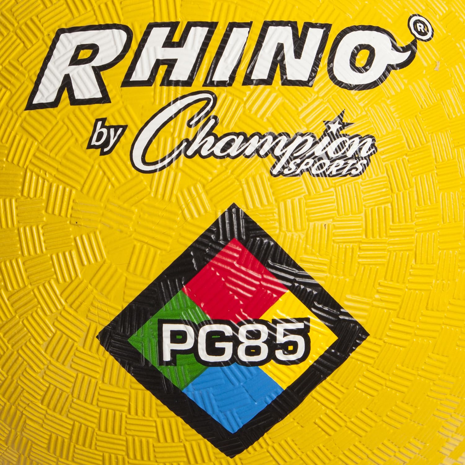 Foto 3 pulgar | Pelota Playground Champion Sports Rhino 8,5 Cm, Color Amarillo - Venta Internacional.
