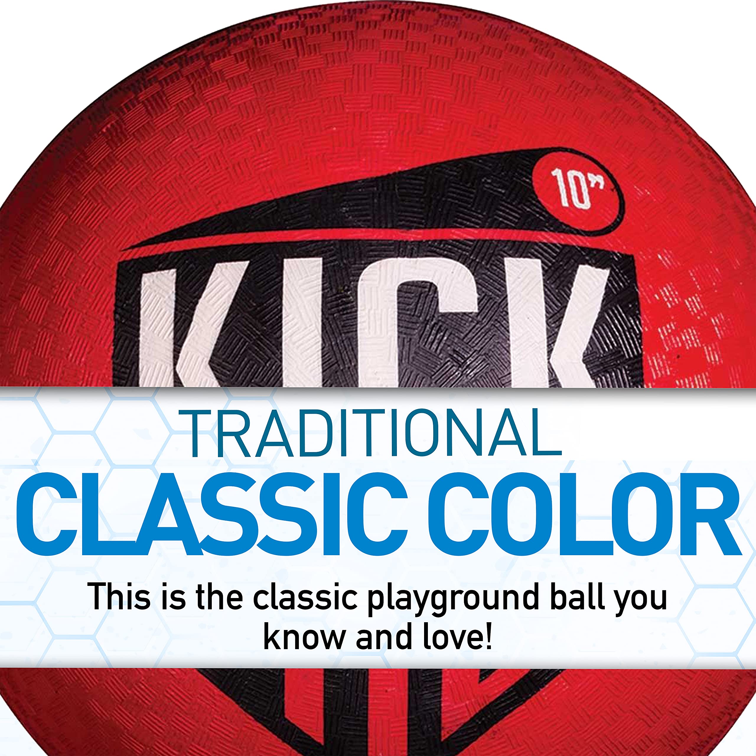 Foto 4 | Kickball Franklin Sports De Goma Roja, 10 Pulgadas, Para Niños - Venta Internacional.