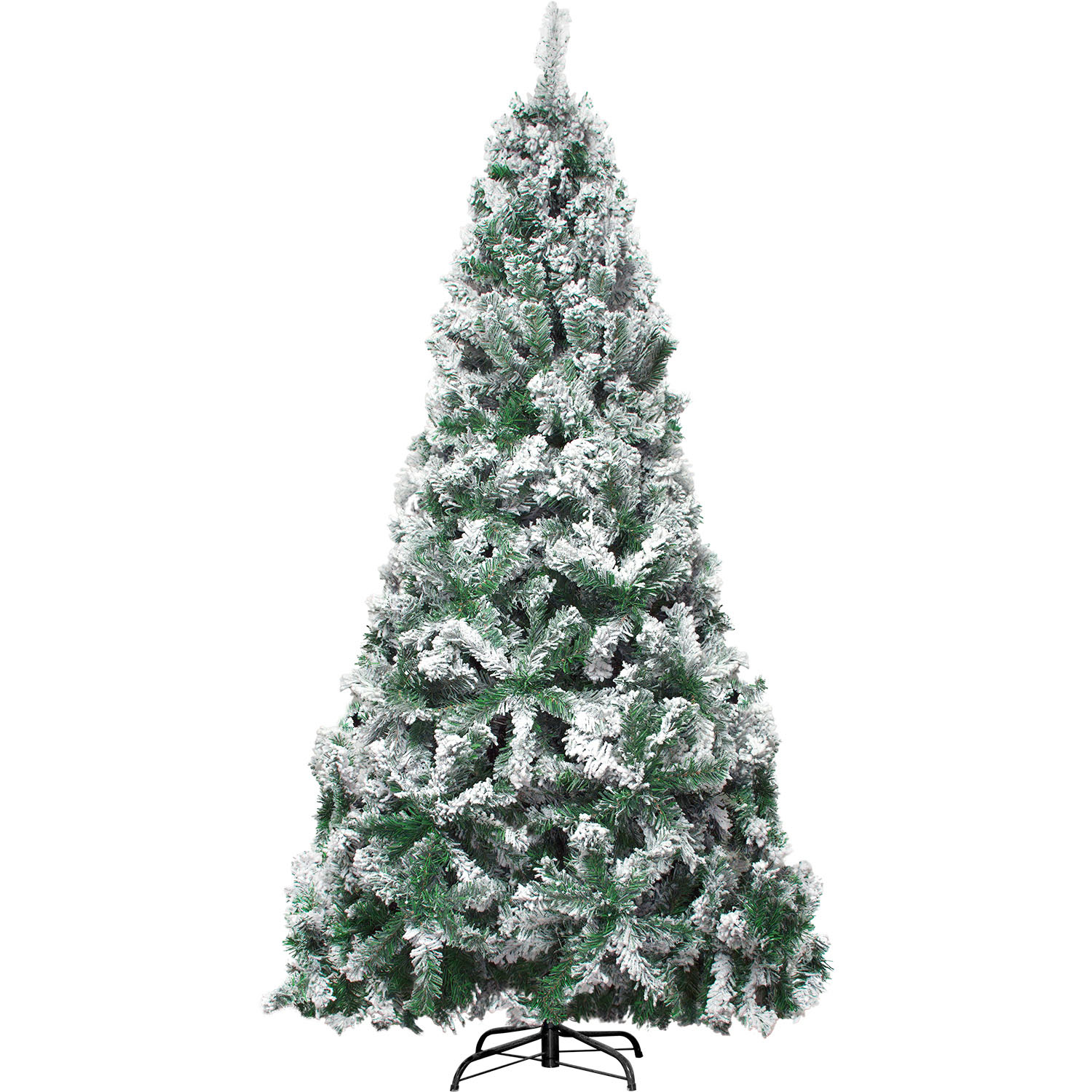 Árbol de Navidad Nevado Jardimex color Verde de 190 cm de Altura