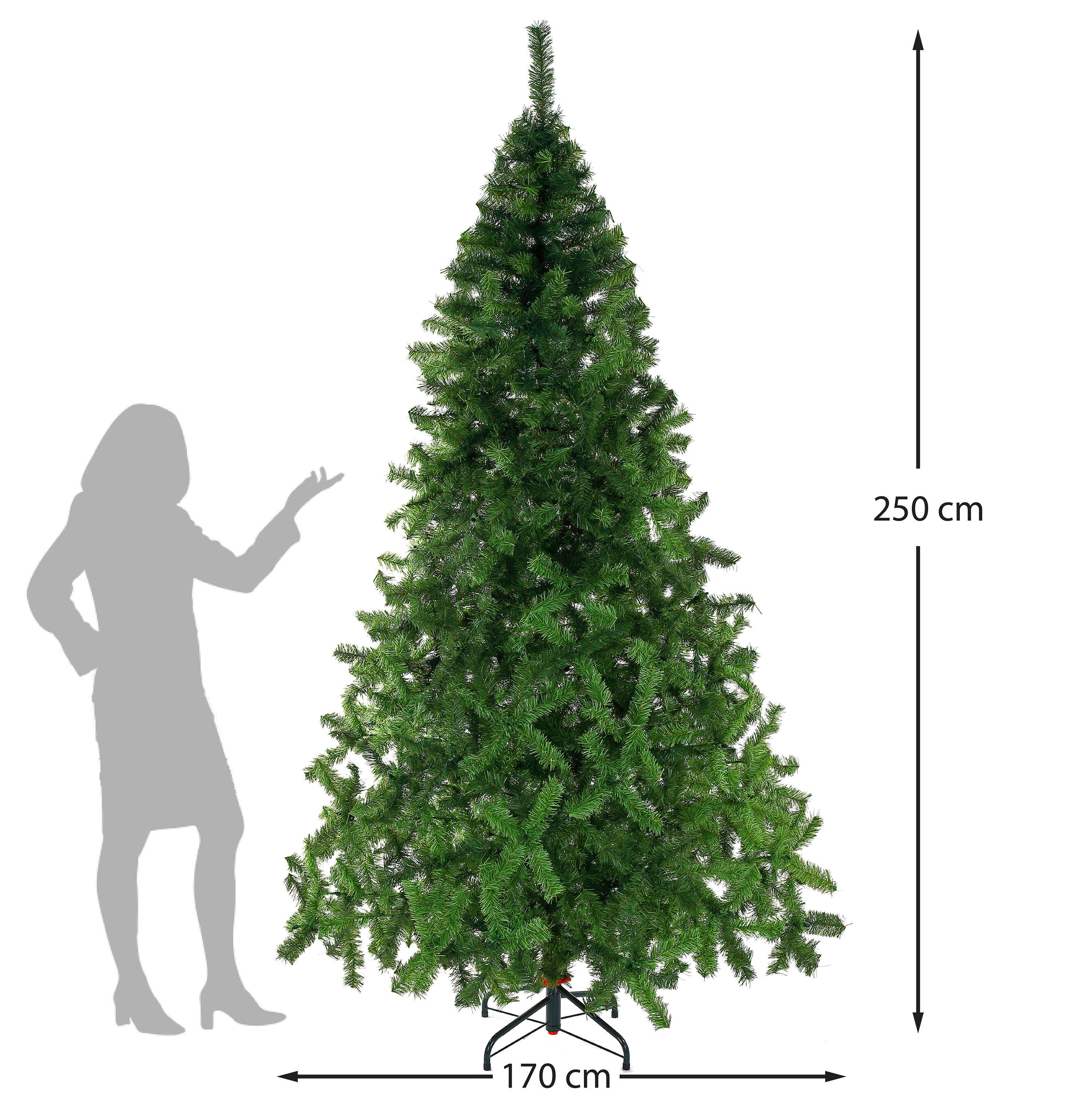 Foto 4 pulgar | Árbol Navidad Naviplastic Pino Monarca Lujo Verde No8 250 cm