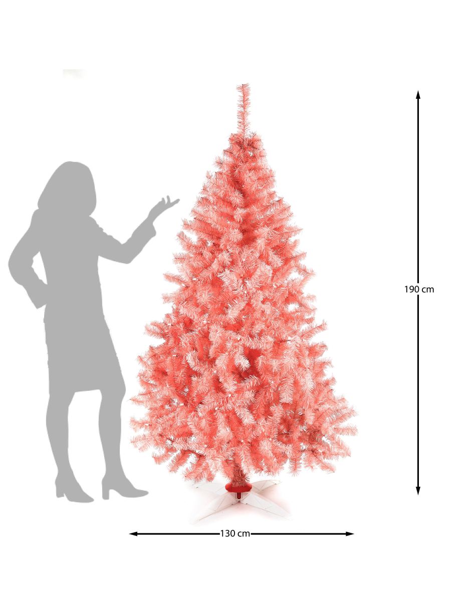 Foto 4 pulgar | Árbol Navidad Naviplastic Pino Monarca Lujo Rosa No6 190cm