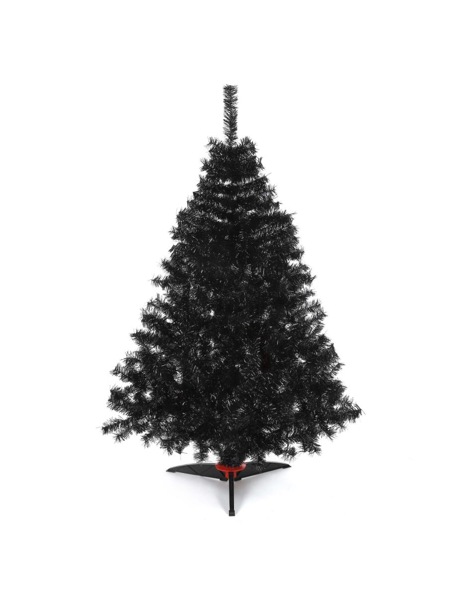 Foto 2 pulgar | Árbol de Navidad Pino Monarca de Lujo Negro No.5 de 160 Cm