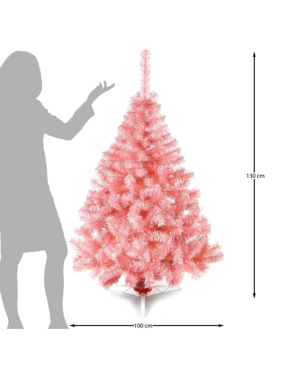 Foto 4 pulgar | Árbol Navidad Naviplastic Pino Monarca Lujo Rosa No4 130 cm