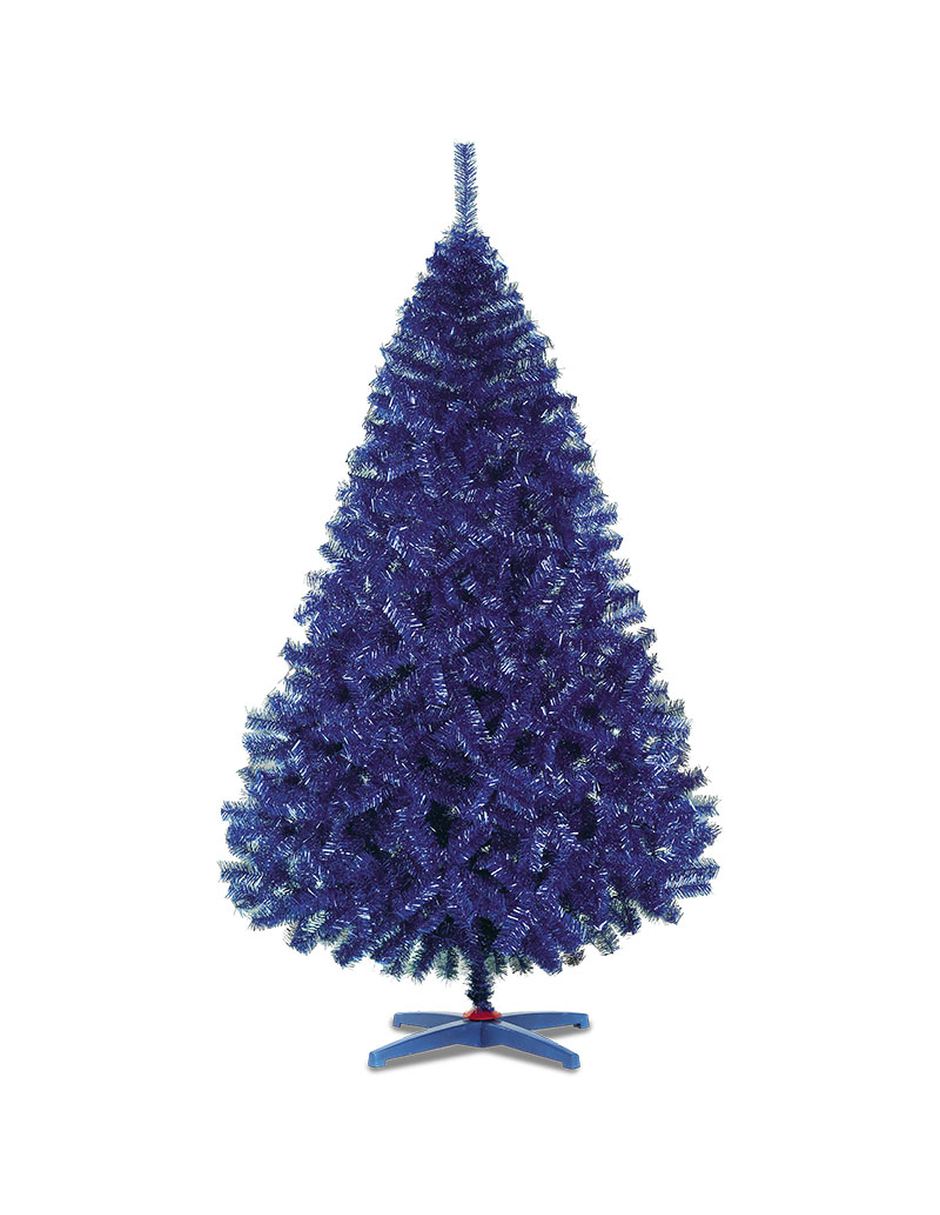 Foto 1 | Árbol de Navidad Pino Monarca de Lujo Azul Metálico de 190cm