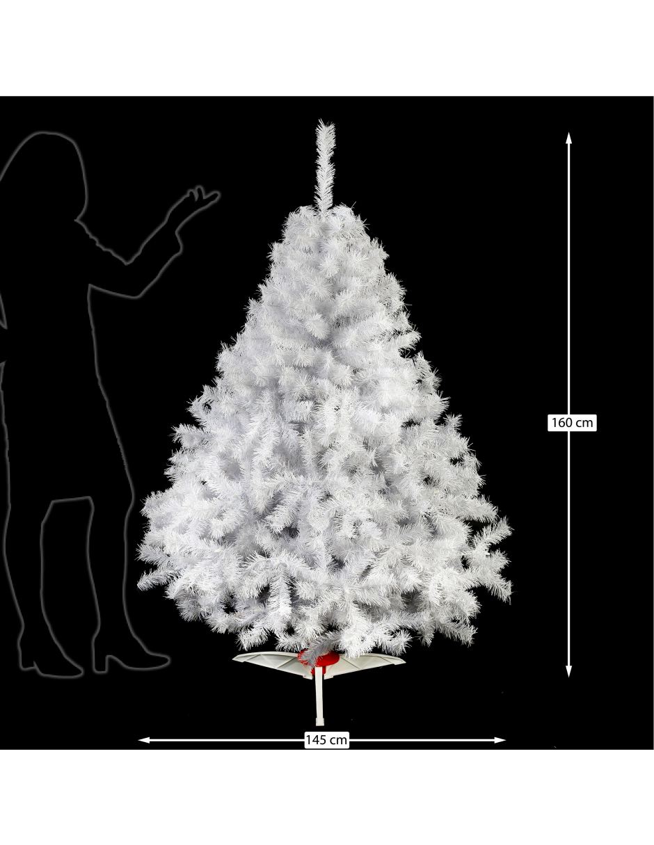 Foto 4 pulgar | Árbol Navidad Naviplastic Pino Canadiense Blanco No5 160 cm