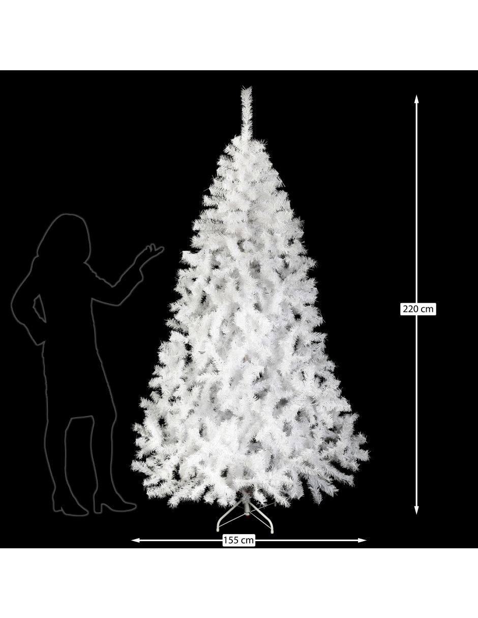 Foto 2 | Árbol de Navidad Pino Navi Canadiense Blanco No.7 de 220 cm