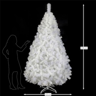 Foto 3 | Arbol Navidad Naviplastic Pino California Blanco No 8 250 cm