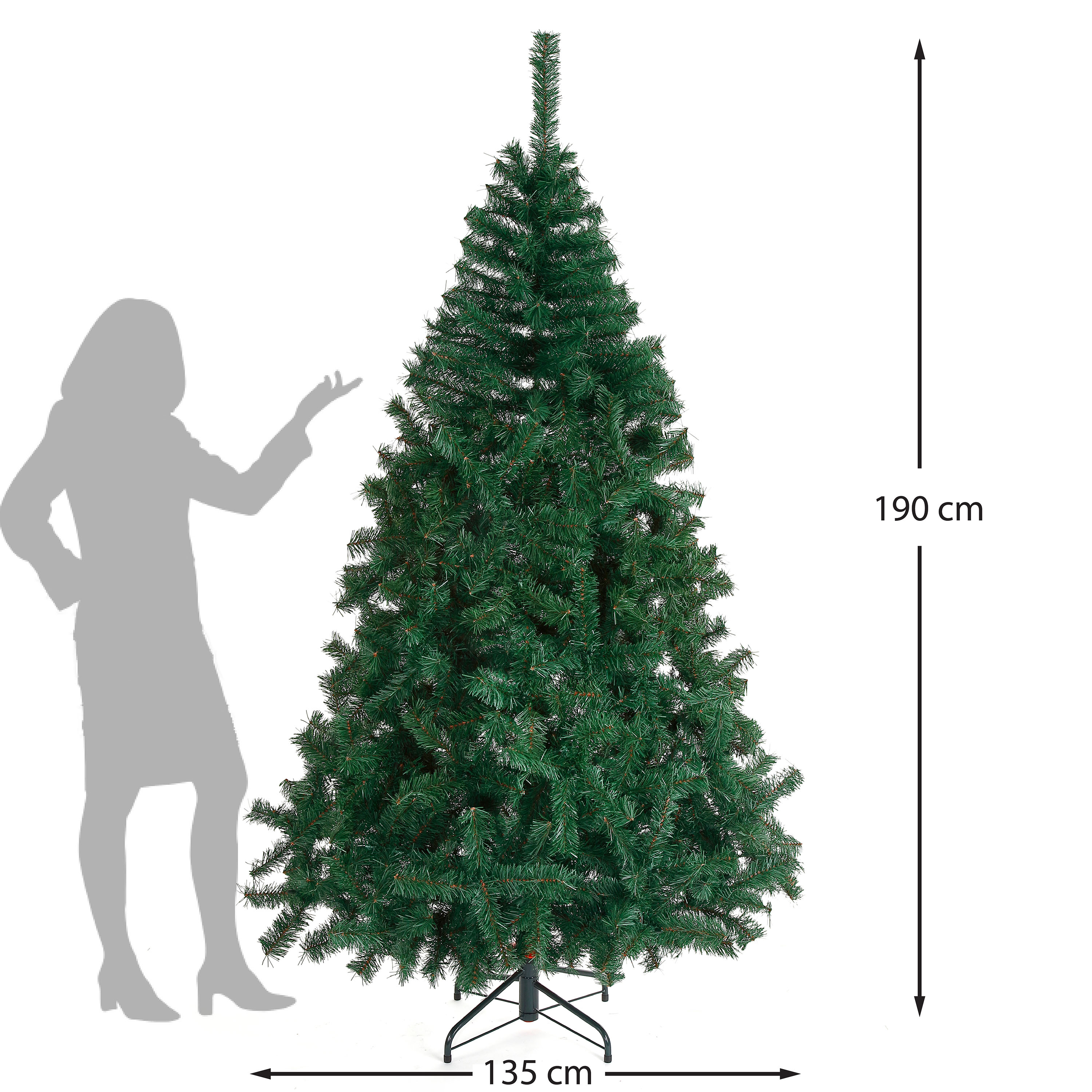 Foto 4 pulgar | Árbol de Navidad Naviplastic 190 cm