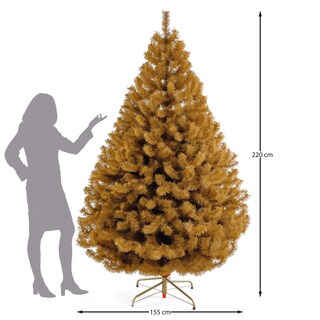 Foto 3 | Árbol de Navidad Naviplastic Pino Sierra color Beige Otoñal No.7 220 cm