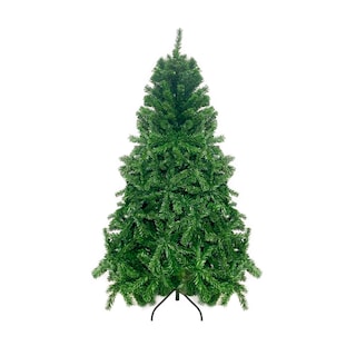 Foto 1 | Árbol De Navidad Pino Clásico Ramas Montables Importadora La Merced Verde Oliva Plástico Resistente 210 Cm