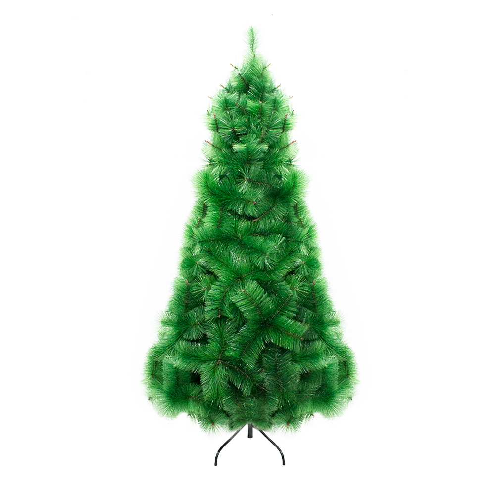 Árbol Navideño Verde Ramas Montables Clásico Importadora La Merced Altura 2.10 M Artificial Plástico Resistente