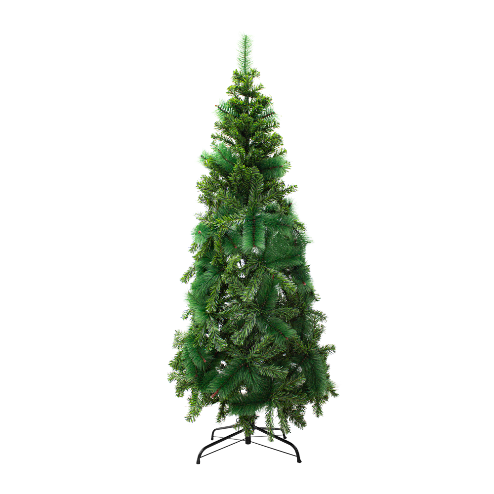 Árbol De Navidad Pino Clásico Ramas Mixtas Montables Plástico Resistente 1.50 M