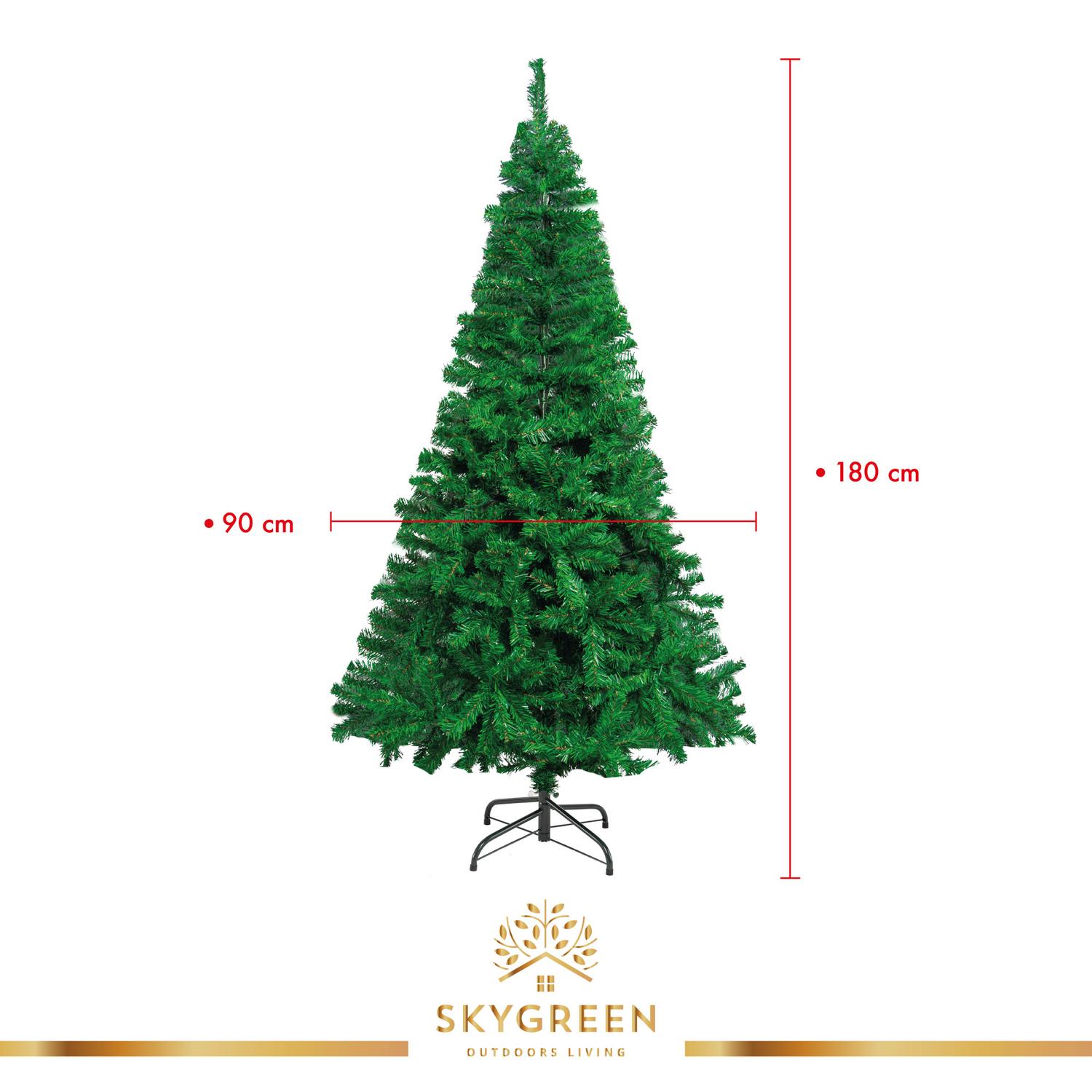 Foto 4 pulgar | Árbol de Navidad Pino Artificial 1.80m Frondoso Follaje Verde