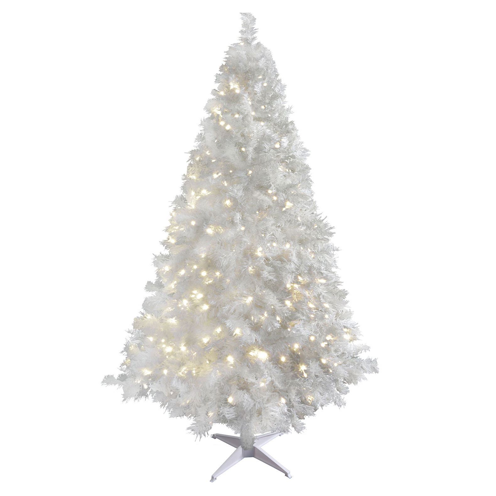 Árbol de Navidad Jardimex color Blanco Incluye Luces Led