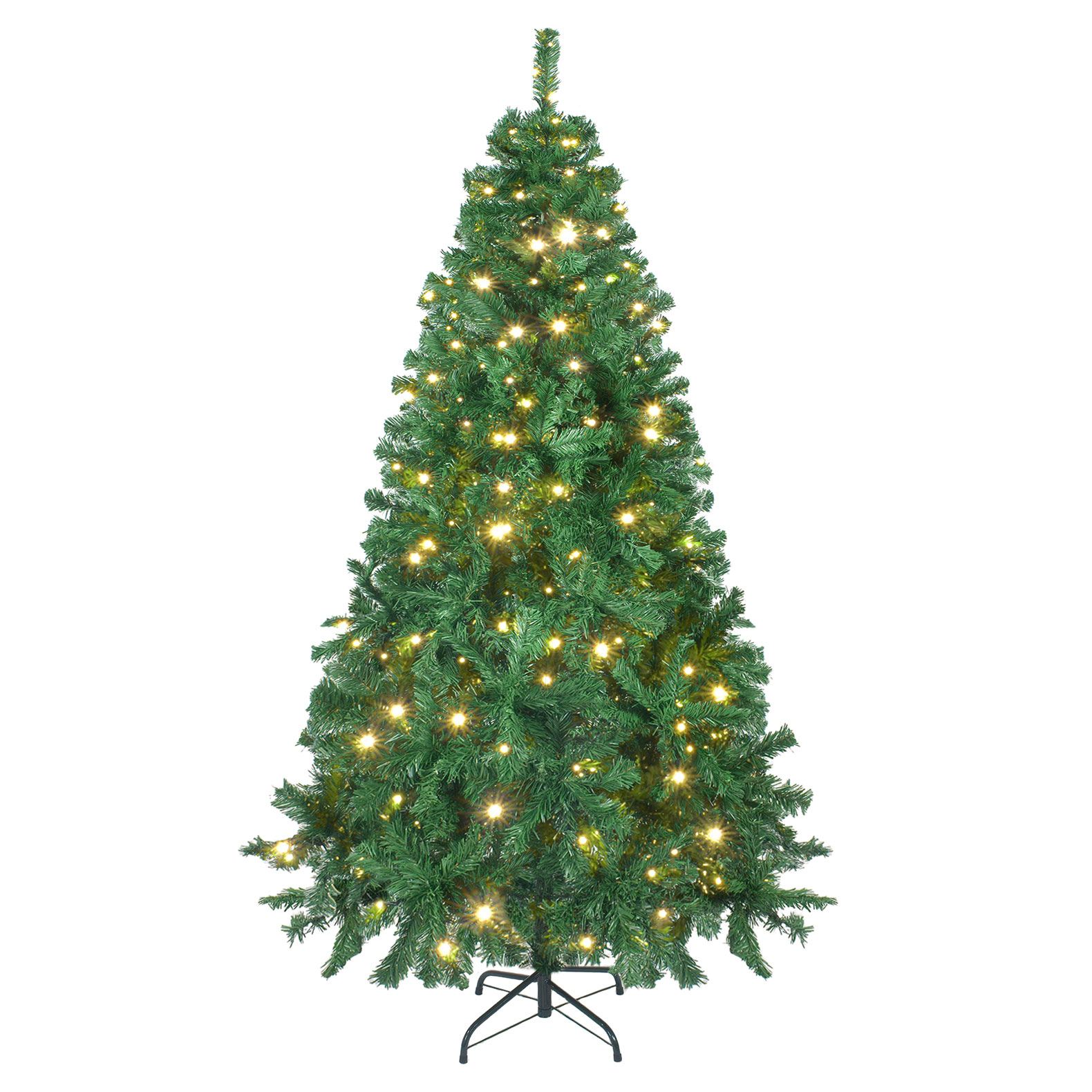 Foto 1 | Árbol Navidad Jardimex Verde 190 Cm Frondoso 736 Ramas Luces Led