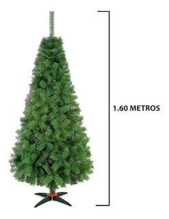 Foto 2 | Árbol de Navidad Artificial Malubero 1.60 cm color Verde