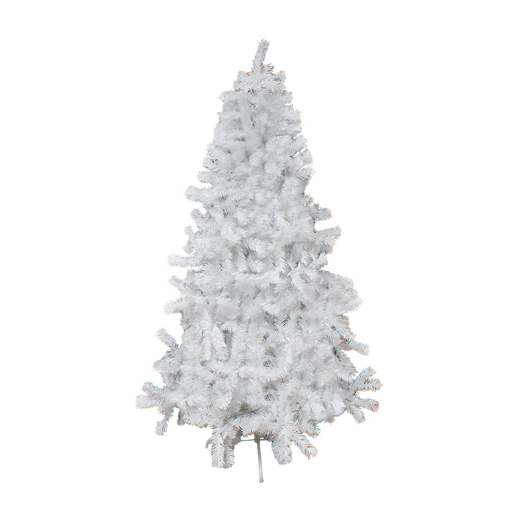 Foto 2 pulgar | Árbol Navideño Pino Ramas Montables color Blanco Brillantes Importadora La Merced Altura 1.80 M Artificial Plás