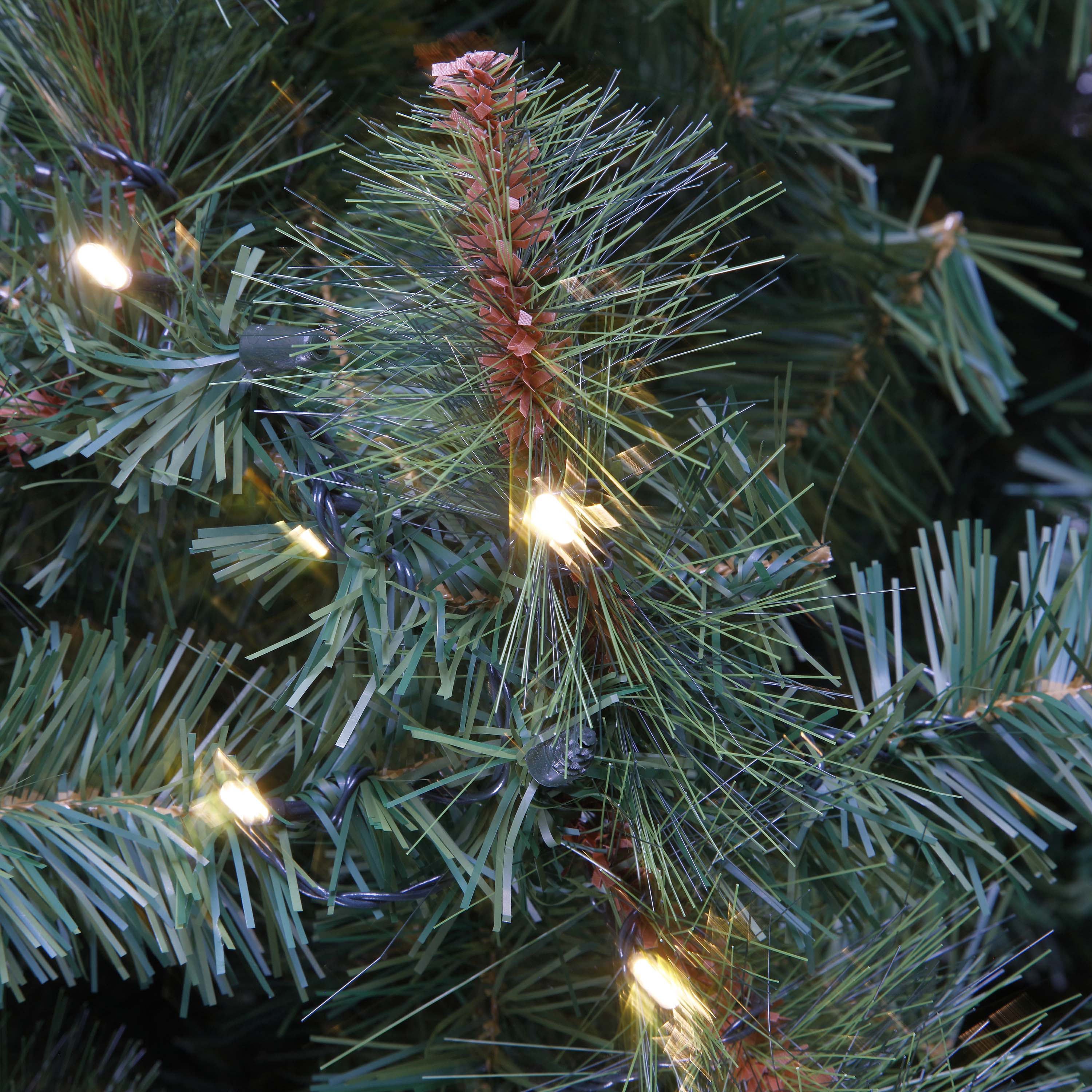 Foto 3 pulgar | Árbol de Navidad con Luces Naviplastic color Verde de 220 cm